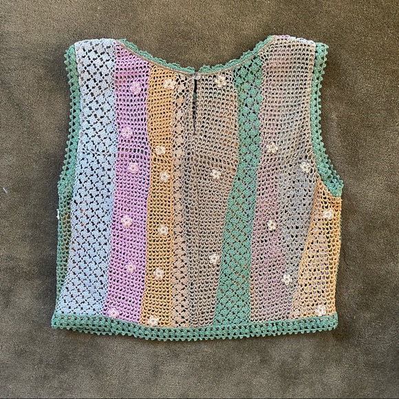 Vintage crochet blouse - Picture 4 of 4